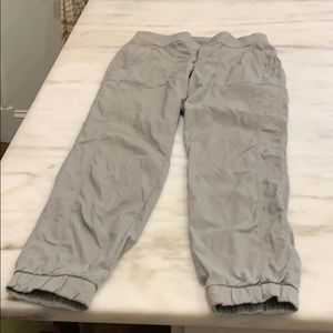 Gray Athleta City Trekkie Pants
